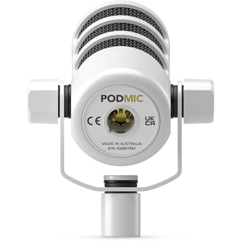 Студійний мікрофон RODE PodMic Dynamic Podcasting Microphone (White)