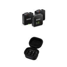 Бездротова мікрофонна система RODE Wireless GO III із зарядним футляром Charge Case+ (2.4 GHz, Black)