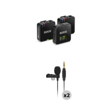 Бездротова мікрофонна система RODE Wireless GO III на 2 особи з двома петличними мікрофонами (2.4 GHz, Black)