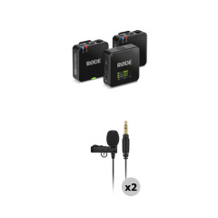 Беспроводная микрофонная система RODE Wireless GO III на 2 человека с двумя петличными микрофонами (2.4 GHz, Black)