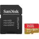 Карта памяти SanDisk 64GB Extreme UHS-I microSDXC Memory Card with SD Adapter