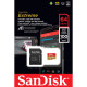Карта памяти SanDisk 64GB Extreme UHS-I microSDXC Memory Card with SD Adapter