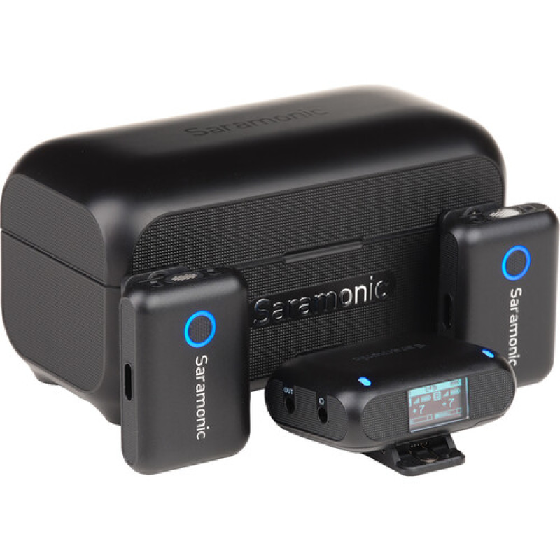 Беспроводная микрофонная система Saramonic Blink 500 B2+ на 2 человека для камер и мобильных устройств (2,4 ГГц) (BLINK500B2+)