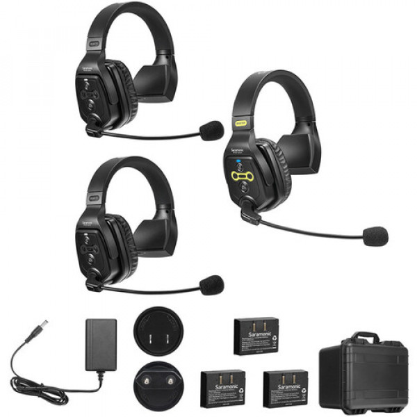 Гарнітура Saramonic WiTalk-WT3S 3-Person Full-Duplex Wireless Intercom System with Single-Ear Headse (WITALK-WT3S)