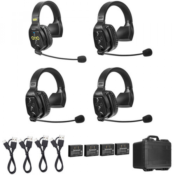Гарнитура Saramonic WiTalk-WT4S 4-Person Full-Duplex Wireless Intercom System with Single-Ear Headse (WITALK-WT4S)