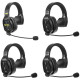 Гарнітура Saramonic WiTalk-WT4S 4-Person Full-Duplex Wireless Intercom System with Single-Ear Headse (WITALK-WT4S)
