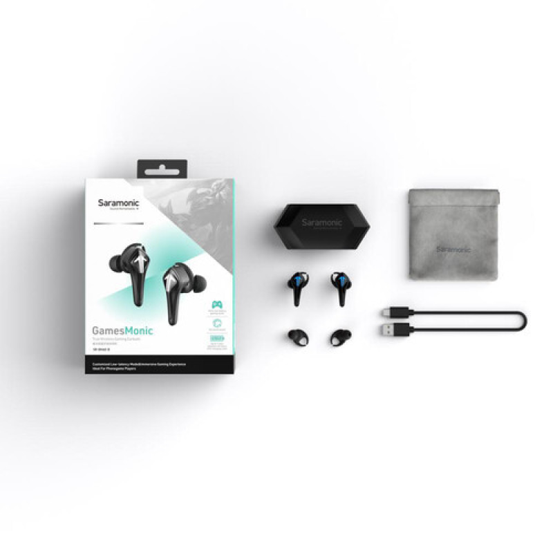 Навушники Saramonic BH60 GamesMonic True Wireless Gaming Earbuds (Black) (SR-BH60-B)