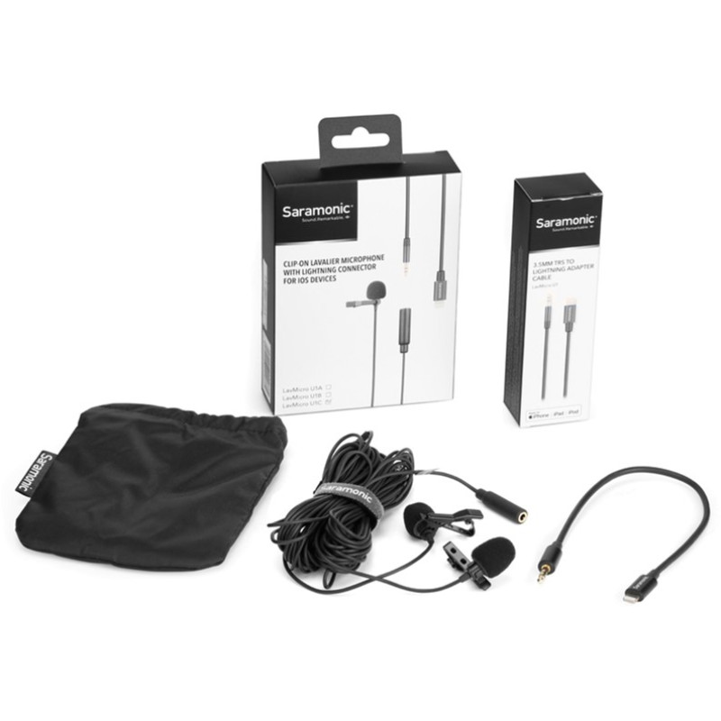 Петлічний мікрофон Saramonic DUAL LavMicro U1С, 6 м
