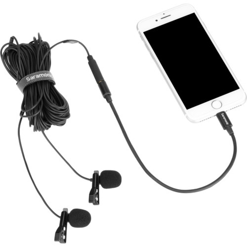 Петлічний мікрофон Saramonic DUAL LavMicro U1С, 6 м