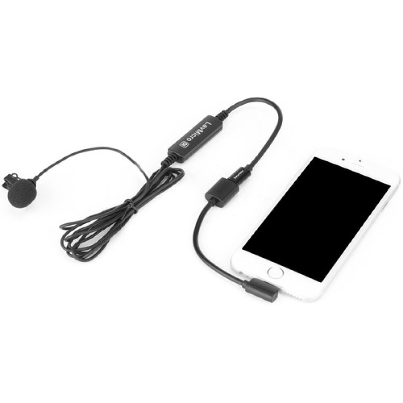 Кабель Saramonic DITC80 Lightning з перехідником мама-тато для смартфонів під стабілізатори