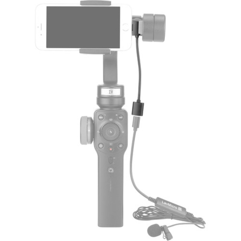 Кабель Saramonic DITC80 Lightning з перехідником мама-тато для смартфонів під стабілізатори