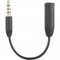 Адатпер Saramonic SR-UC201 3.5mm TRS Female to 3.5mm TRRS Male Adapter Cable for Smartphones (3")