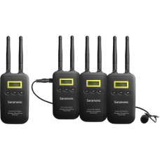 Беспроводная микрофонная система Saramonic VmicLink5 с тремя трансмиттерами и петличными микрофонами