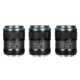 Об'єктиви Sirui Sniper 23mm, 33mm & 56mm F1.2 APSC Auto-Focus Lens Kit(X Mount, Black, Carbon Fiber) (AS-3S-XB)