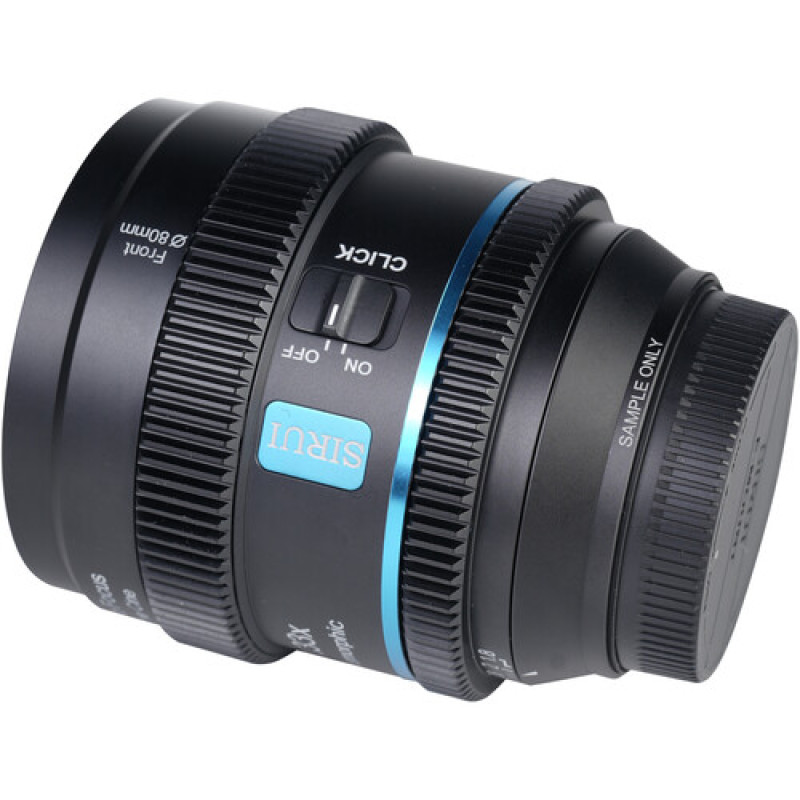 Об'єктив Sirui 20mm T1.8 1.33x S35 AF Anamorphic Lens (Sony E, Blue Flares)