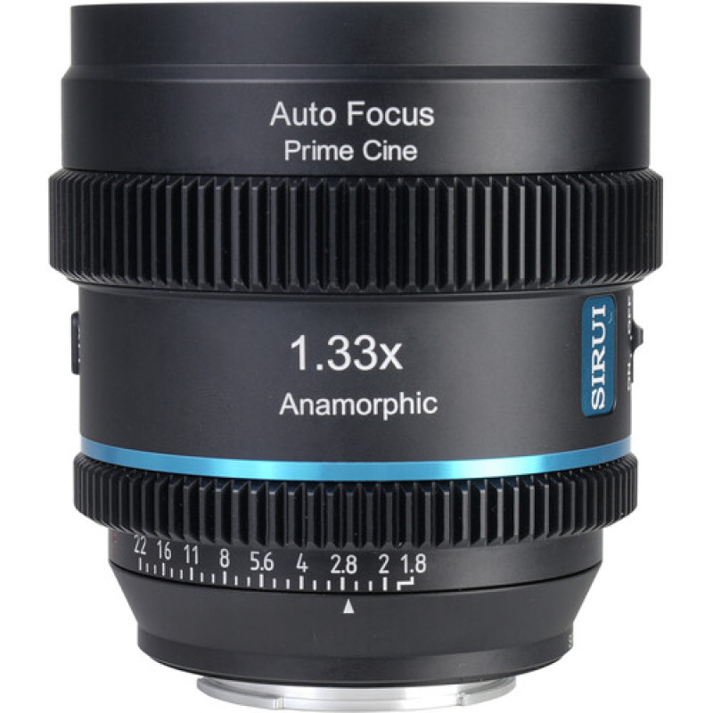 Об'єктив Sirui 20mm T1.8 1.33x S35 AF Anamorphic Lens (Nikon Z, Blue Flares)
