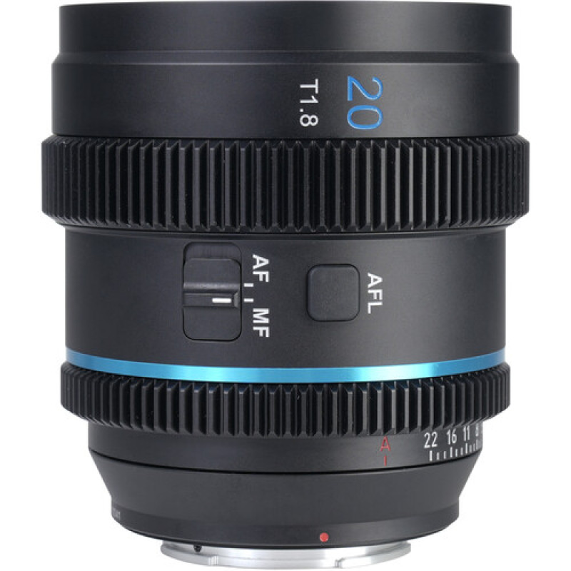 Об'єктив Sirui 20mm T1.8 1.33x S35 AF Anamorphic Lens (Nikon Z, Blue Flares)