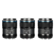 Об'єктиви Sirui Sniper 23mm, 33mm & 56mm F1.2 APSC Auto-Focus Lens Kit(E Mount, Black, Carbon Fiber) (AS-3S-EB)
