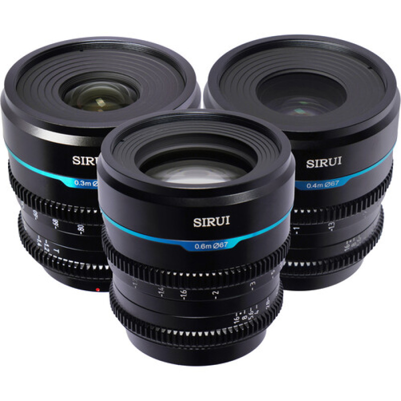 Купити Об'єктиви набір Sirui Night Walker T1.2 S35 Cine 3-Lens Set