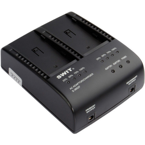 Зарядний пристрій  SWIT S-3602F Dual Charger/Adapter для Sony NP-F970/770/960/950