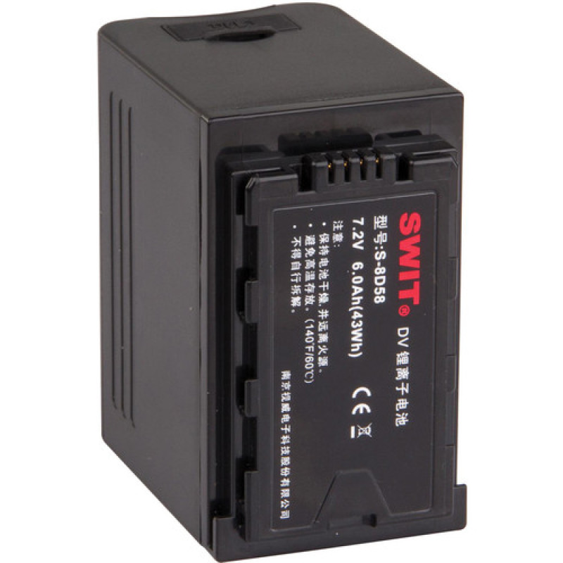 Акумулятор SWIT S-8D58 DV Battery for Panasonic AJ-PX270, AJ-PX285, and AJ-PX295 Handheld Cameras