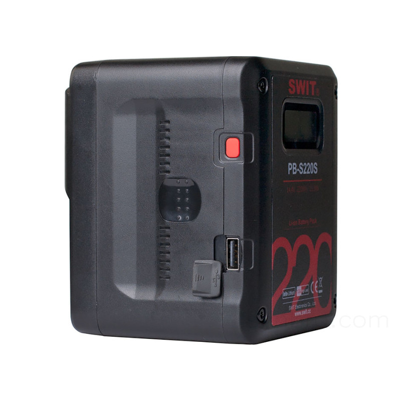 Акумулятор SWIT PB-S220S 14.4V 220Wh Multi D-Tap Heavy-Duty Digital Battery (V-Mount)