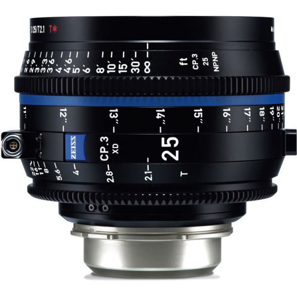 Об'єктив ZEISS CP.3 XD 25mm T2.1 Compact Prime Lens (PL Mount, Feet)