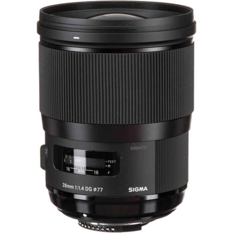 Об'єктив Sigma 28mm f/1.4 DG HSM Art F mount (для Nikon)