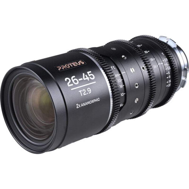 Об'єктив Venus Optics Laowa Proteus 26-45mm T2.9 2x S35 Anamorphic Zoom ARRI PL mount (Feet, Silver Flare)