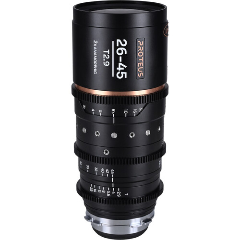 Об'єктив Venus Optics Laowa Proteus 26-45mm T2.9 2x S35 Anamorphic Zoom ARRI PL mount (Feet, Amber Flare)