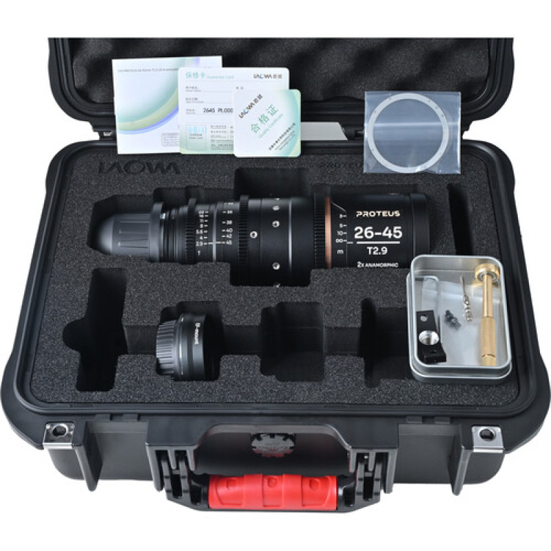 Об'єктив Venus Optics Laowa Proteus 26-45mm T2.9 2x S35 Anamorphic Zoom ARRI PL mount (Feet, Amber Flare)