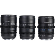 Набір об'єктивів Sirui VP-1 Vision Prime T1.4 Full-Frame Cine 3-Lens Kit (вбудований E mount + в комплекті адаптери L, Z, RF mount) (Black)