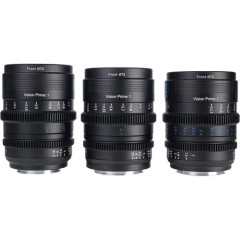 Набір об'єктивів Sirui VP-1 Vision Prime T1.4 Full-Frame Cine 3-Lens Kit (вбудований E mount + в комплекті адаптери L, Z, RF mount) (Black)
