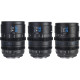 Набір об'єктивів Sirui VP-1 Vision Prime T1.4 Full-Frame Cine 3-Lens Kit (вбудований E mount + в комплекті адаптери L, Z, RF mount) (Black)