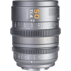 Об'єктив Sirui VP-1 Vision Prime 50mm T1.4 Full-Frame Cine Lens (вбудований E mount + в комплекті адаптери L, Z, RF mount) (Metal Gray)