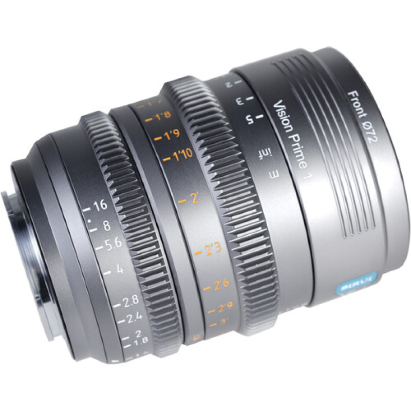 Об'єктив Sirui VP-1 Vision Prime 50mm T1.4 Full-Frame Cine Lens (вбудований E mount + в комплекті адаптери L, Z, RF mount) (Metal Gray)