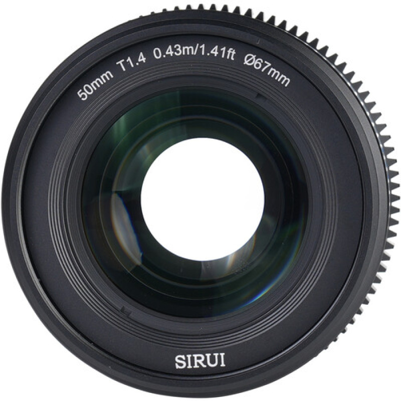 Об'єктив Sirui VP-1 Vision Prime 50mm T1.4 Full-Frame Cine Lens (вбудований E mount + в комплекті адаптери L, Z, RF mount) (Black)