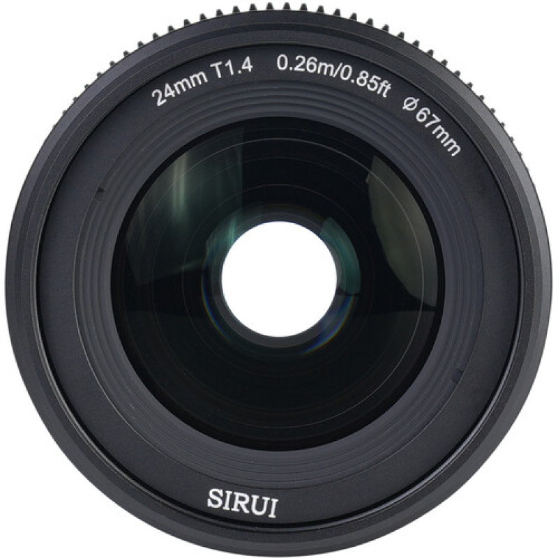 Об'єктив Sirui VP-1 Vision Prime 24mm T1.4 Full-Frame Cine Lens (вбудований E mount + в комплекті адаптери L, Z, RF mount) (Black)