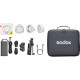 LED світло Godox ML100R Kit2 з акумуляторною ручкою AK-B01 для батарей NPF (RGB) (ML100R Kit2)