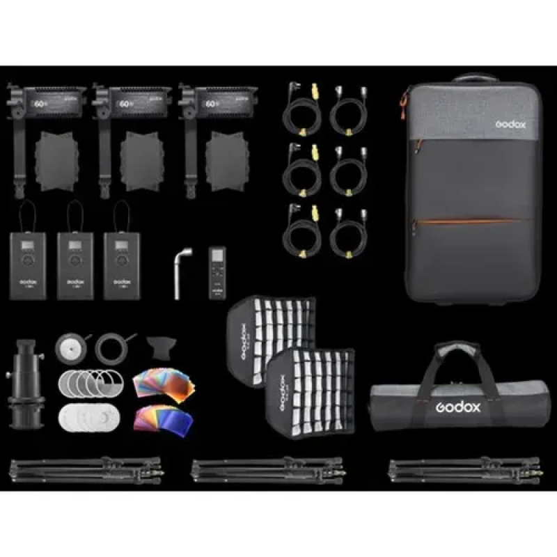 Комплект LED света Godox S60Bi-K3 3-Light Kit