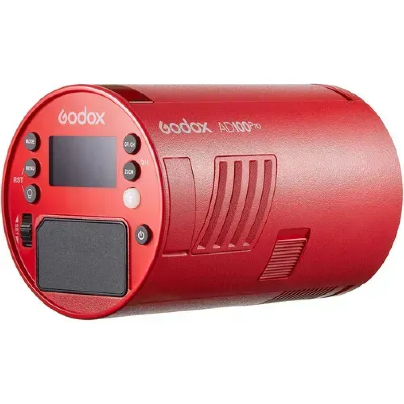 Спалах студійний автономний Godox AD100Pro (червоний)