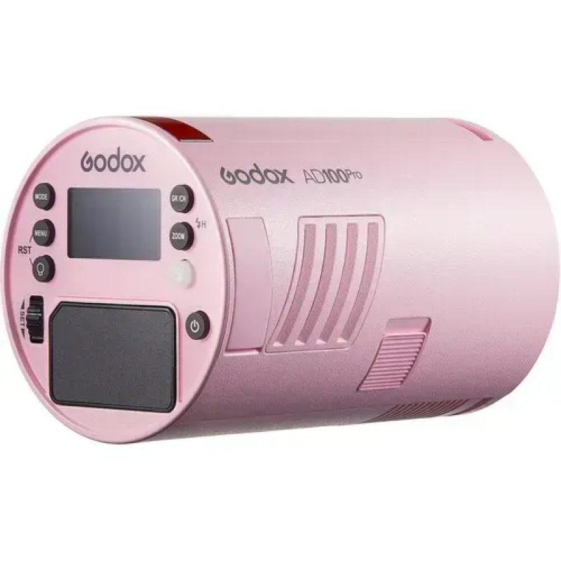 Спалах студійний автономний Godox AD100Pro (рожевий)
