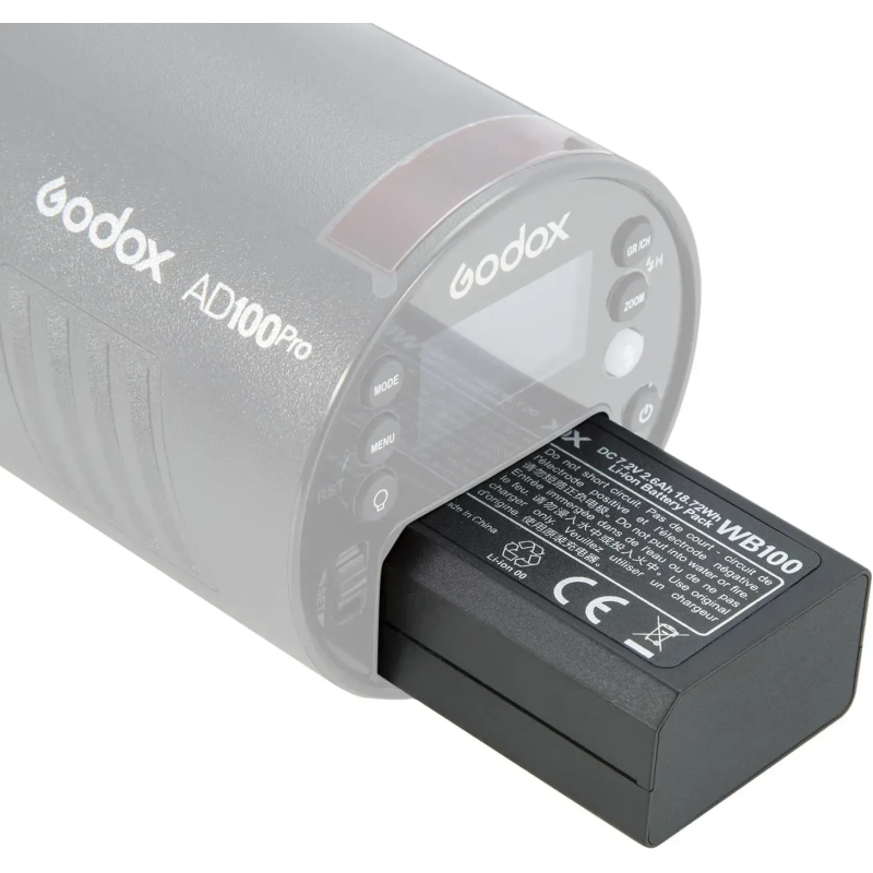 Акумулятор Godox WB100 для AD100Pro, V1