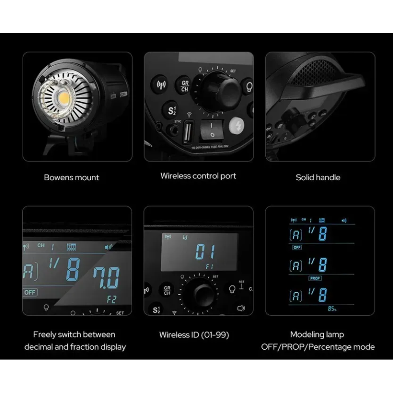Спалах студійний автономний Godox DP600III-V
