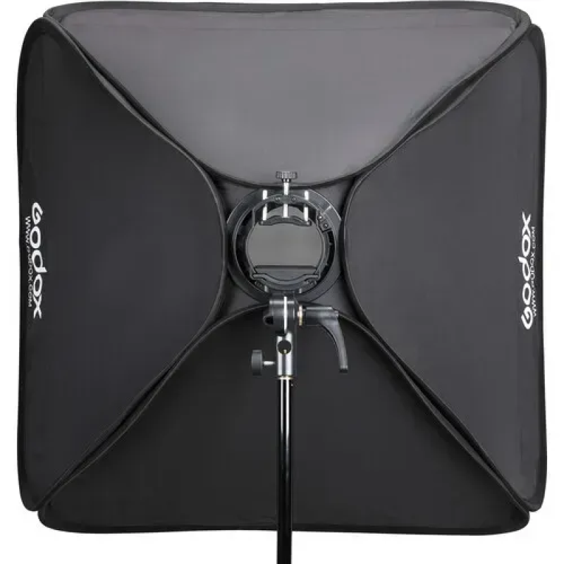 Софтбокс для спалаху Godox SGGV8080 (80х80 см), з кронштейном S2 і сіткою
