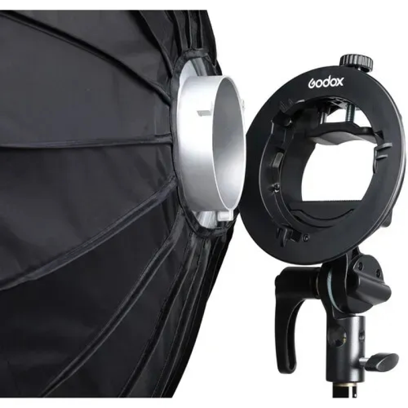 Софтбокс для спалаху Godox SGGV8080 (80х80 см), з кронштейном S2 і сіткою