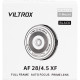 Об'єктив Viltrox AF 28mm F/4.5 Fujifilm X