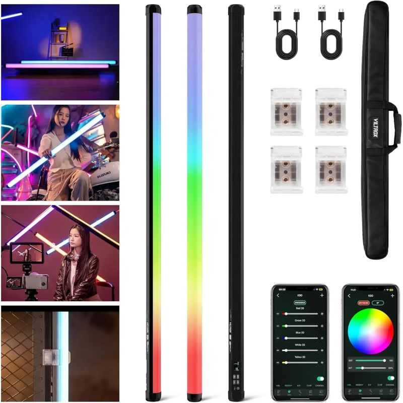 LED трубка Viltrox K90 (RGB) (2 Light Kit)