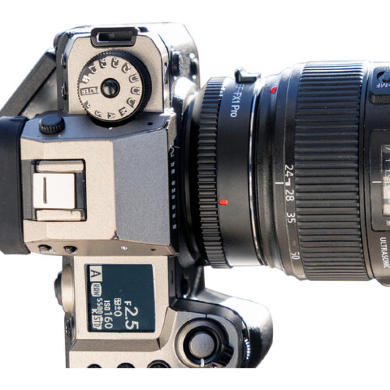 Перехідник Viltrox EF-FX1 PRO Lens Mount Adapter for Canon EF or EF-S-Mount Lens to FUJIFILM X-Mount