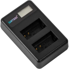 Зарядное устройство Watson Mini Duo Charger для двух аккумуляторов Canon NB-10L (MD-1530)